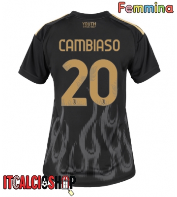 Juventus Andrea Cambiaso #20 Terza Maglia Femmina 2026-27 Manica Corta Juventus Andrea Cambiaso #20 Terza Maglia Femmina 2026-27 Manica Corta